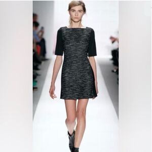 TIBI NEW YORK Maryann black and tweed dress Office Corpcore Size 2